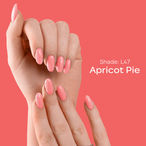 FACES CANADA Ultime Pro Splash Luxe Nail Enamel - Apricot Pie (L47), 12ml | Glossy Finish | Quick Drying | Long Lasting | High Shine | Chip Defiant | Even-Finish | Vegan | Non-Toxic | Ethanol-Free