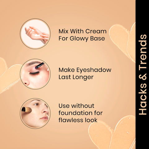 NY Bae Blurin' Primer (15g) | 4 in 1 Face Primer | Preps, Blurs Pores, Protects, 15 gm