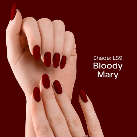 FACES CANADA Ultime Pro Splash Luxe Nail Enamel - Bloody Mary (L59), 12ml | Glossy Finish | Quick Drying | Long Lasting | High Shine | Chip Defiant | Even-Finish | Vegan | Non-Toxic | Ethanol-Free