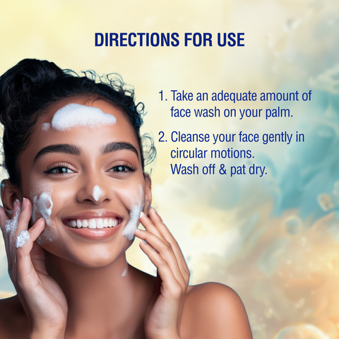 DERMDOC 1% Niacinamide & 0.5% Vitamin C Foaming Face Wash for Glowing Skin (80 ml) | Skin Cleansing | Oily Skin Friendly | Oil-Free Face Wash