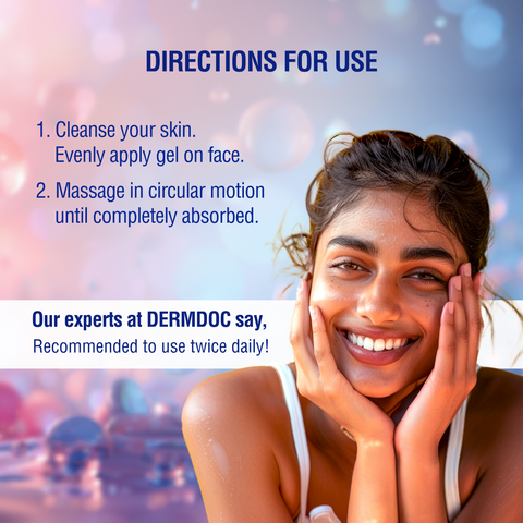 DERMDOC by Purplle Hydrolyzed Collagen Skin Tightening Face Gel (50 gm)