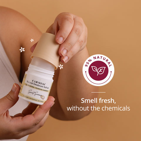 Carmesi Natural Deodorant Roll-on - Sweet Summer 50 ml