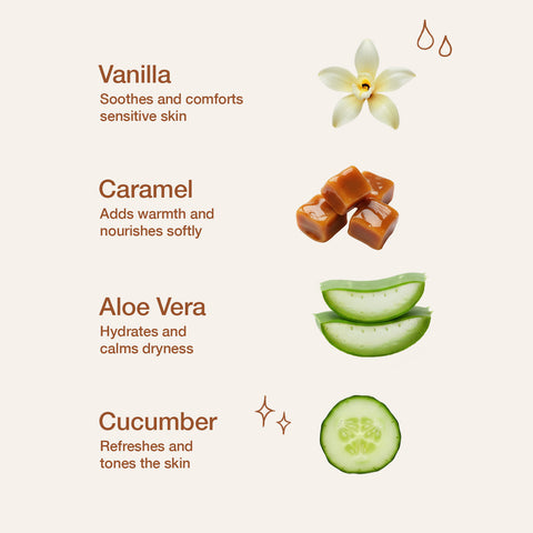 Good Vibes Vanilla & Caramel Sugar Rush Shower Gel – 200 ml