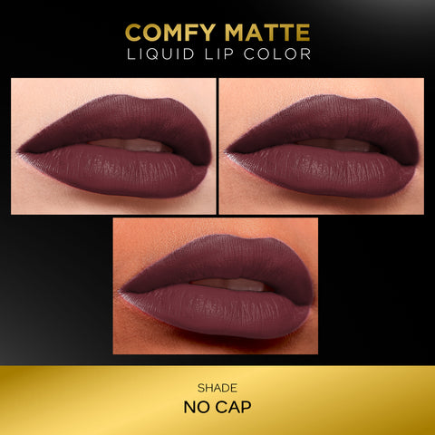 FACES CANADA Comfy Matte Liquid Lipstick - NO Cap 32, 3.8 ml | Comfortable 10HR Longstay | Intense Matte Color | Almond Oil & Vitamin E Infused | Super Smooth | No Dryness | No Alcohol