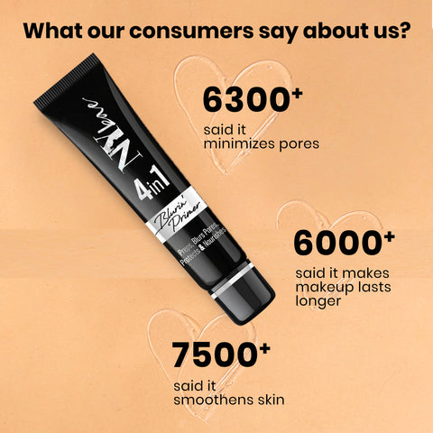 NY Bae Blurin' Primer (15g) | 4 in 1 Face Primer | Preps, Blurs Pores, Protects, 15 gm