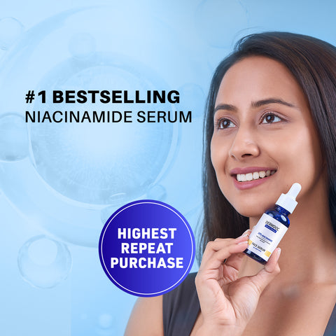 DERMDOC by Purplle 10% Niacinamide Face Serum (15 ml) | Skin Brightening | Fades Dark Spots| Niacinamide Face Serum I Niacinamide for Oily Skin