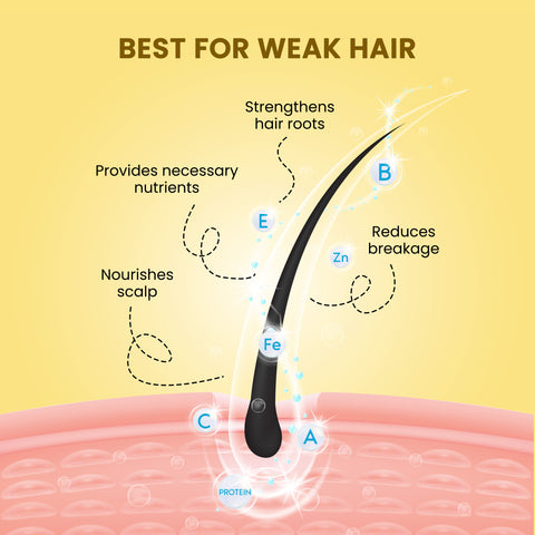 Alps Goodness Castor & Bhringraj Hair Oil | Hair Fall Control | Hair Growth | 300 ml