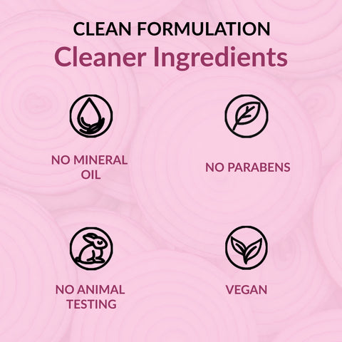 Good Vibes Onion Hairfall Control Oil | Strengthening | Hair Growth | No Parabens, No Sulphates, No Mineral Oil, No Animal Testing (100 ml)