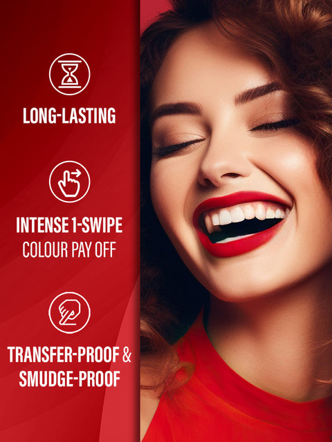 FACES CANADA Comfy Matte Wow Liquid Lipstick Maroon Maven 05, (3.8 ml) | One Swipe Application | Highly Pigmented | Comfortable Wear | Glides Smoothly | Long Lasting | Transferproof