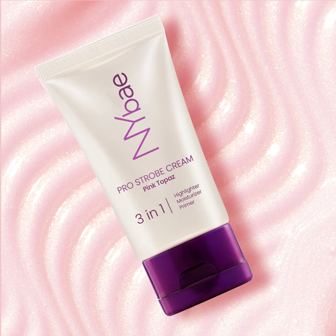NY Bae PRO Strobe Cream - Pink Topaz (30 gm) | Primer + Highlighter + Moisturizer | Dewy Makeup | Glowing Korean Skin | Value Pack | Best Suited For Normal To Dry Skin