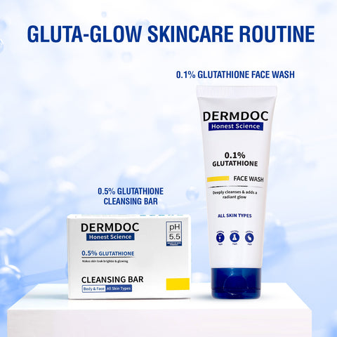 DERMDOC by Purplle 0.1% Glutathione Foaming Face Wash (100 ml)