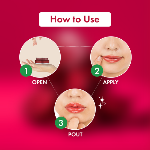 Good Vibes Beetroot Plumping Lip Balm |New & Improved| SPF | Reduces Pigmentation, Perfectly Tinted Lips | Hydrating & Nourishing Care | With Sweet Almond & Olive Oils (5.5 gm)