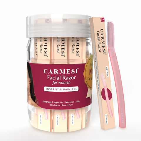 Carmesi Facial Razor Jar - 15 Pcs