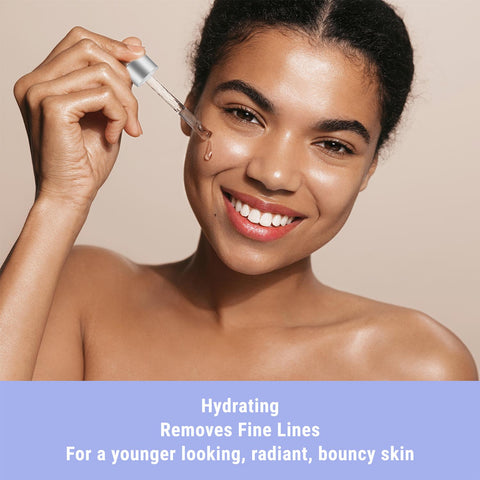 FACES CANADA Youthful Radiance Serum, 27 ml | Blueberry, AHA & Ceramides | Biphasic Face Serum | Anti-Ageing | Brightens, Hydrates, Moisturizes For Younger-Looking, Radiant Skin