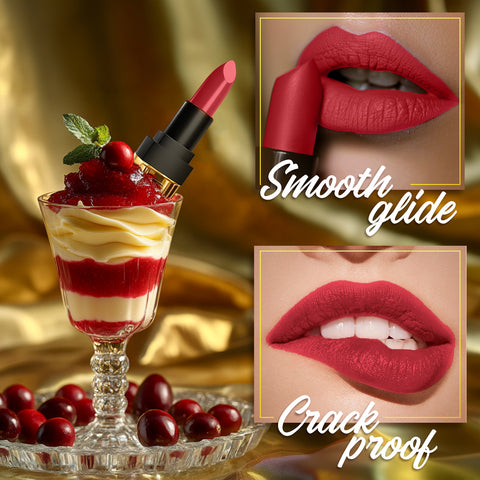 FACES CANADA Comfy Matte Velvet Touch Lipstick - Cranberry Compote 13, 4.2 gm | Velvety Matte Finish | 8HR Longstay | Intense Colour | Hydrating Lips | Smooth Application | Foodproof & Crackproof