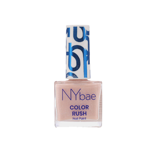 NY Bae Color Rush Nail Paint - Pink Pearl 37 (5.6 ml) | Chip Resistant | Long Lasting | Quick Dry | Gel Nail Polish
