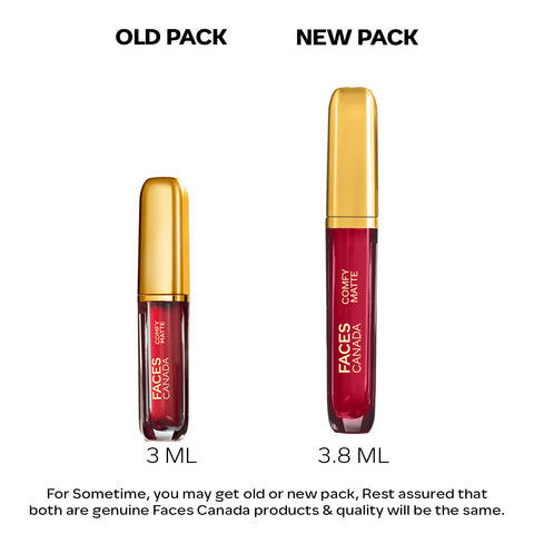 FACES CANADA Comfy Matte Liquid Lipstick - Hope This Helps 06, 3.8 ml | Comfortable 10HR Longstay | Intense Matte Color | Almond Oil & Vitamin E Infused | Super Smooth | No Dryness | No Alcohol