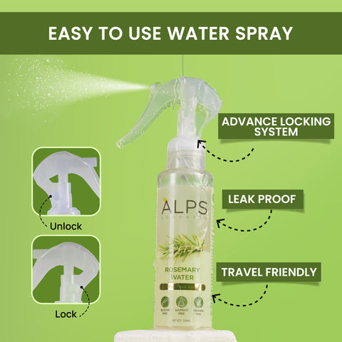 Alps Goodness Rosemary Water (100 ml) | Rosemary water for hair | Hair Spray for Regrowth | Hair Growth Expert | Viral Rinse