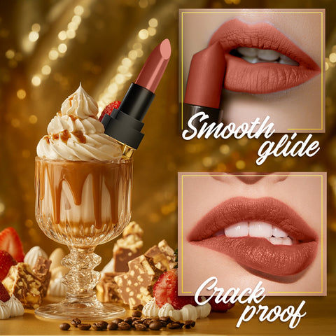 FACES CANADA Comfy Matte Velvet Touch Lipstick - Mocha Mousse 14, 4.2 gm | Velvety Matte Finish | 8HR Longstay | Intense Colour | Hydrating Lips | Smooth Application | Foodproof & Crackproof