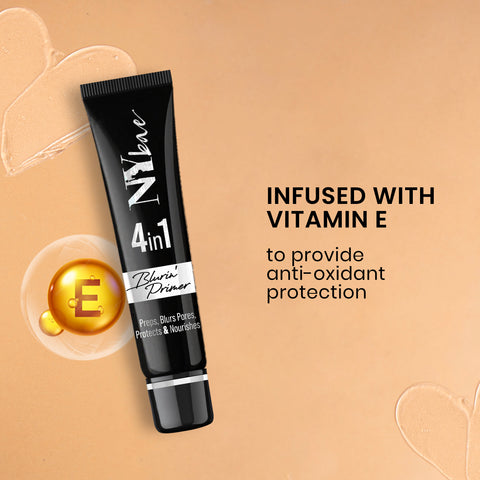 NY Bae Blurin' Primer (15g) | 4 in 1 Face Primer | Preps, Blurs Pores, Protects, 15 gm