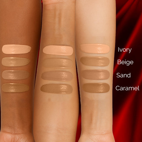 FACES CANADA 3 in 1 Flawless Matte Concealer - Ivory 8 gm