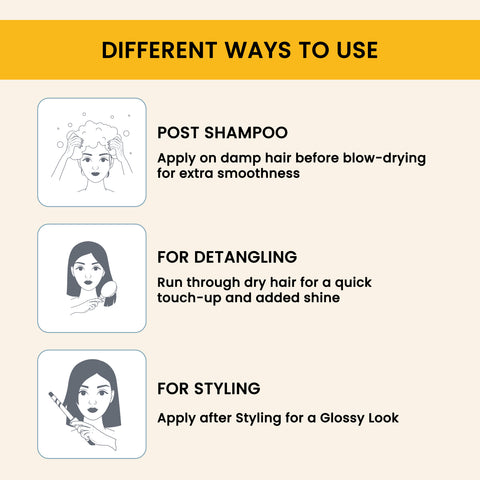 Alps Goodness Softening Hair Serum with Coconut, Argan Oil & Vitamin E (60 ml) | For Soft & Frizz-Free Hair | Hair Serum for Smoothening | Adds Shine