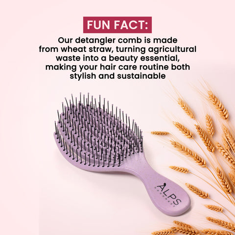Alps Goodness Wheatstraw Detangler Brush (Pack of 1)