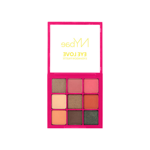 NY Bae Eye Love Eyeshadow Palette - Everyday Essentials 06 (9 gm) | 9 In 1 Palette | Nude | Matte & Shimmer | Rich Colour | Long Wear | Super Blendable