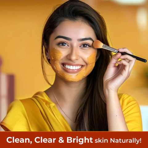 Good Vibes Ubtan Insta Glow Powder | 100% Natural, No Preservatives, No Pesticides, No Parabens, No Silicones, No Sulphates, No Animal Testing (50 gm)