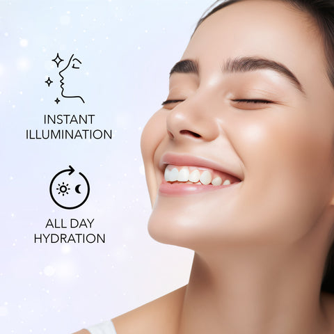 Faces Canada Strobe Cream I Hyaluronic Acid I Shea Butter I Instant Hydration I Glowy Radiance I Anti-ageing I Alcohol-Free I Vegan I Silver 30 g