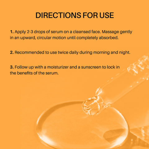 DERMDOC 10% Vitamin C Face Serum for Glowing Skin (12 ml) | Brightening Face Serum | Fight Dark Spots, Pigmentation & Dull Skin