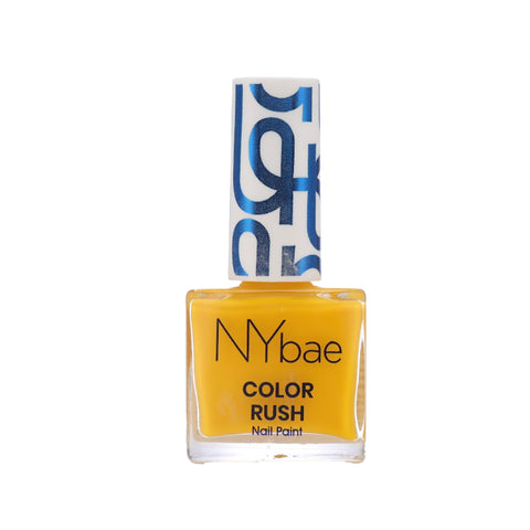 NY Bae Color Rush Nail Paint - Yellow Fever 03 (5.6 ml) | Chip Resistant | Long Lasting | Quick Dry | Gel Nail Polish