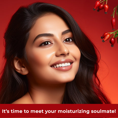 Good Vibes Rosehip Hydrating Glow Face Serum | Light, Non-Sticky, Brightening | With Vitamin E (30 ml)