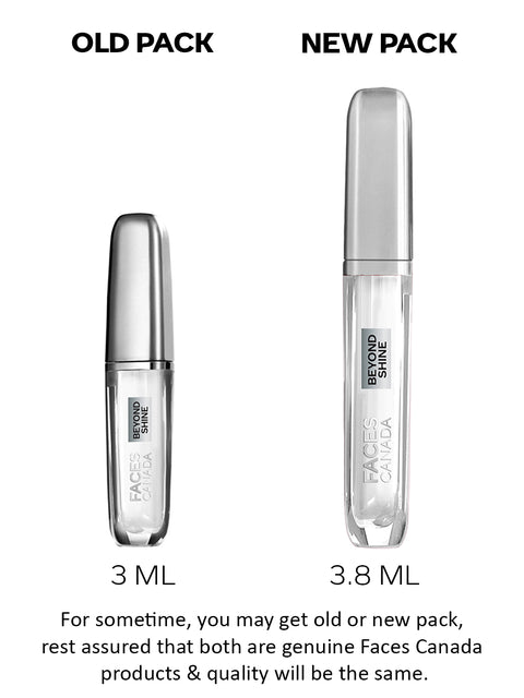 FACES CANADA Beyond Shine Lip Gloss - The OG 06, 3.8ml | Lightweight Non-Sticky Luxurious Texture For Glossy Lips | Instant Shine | Fuller, Supple & Plump Lips | 24HR Hydration