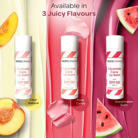 FACES CANADA Ceramide Care Lip Balm - Watermelon Swirl 03 4 gm