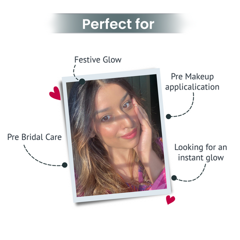 Alps Goodness Diamond Hydrating Facial Kit with Glycerine (34 gm) | Glowing Skin | Toning & Firming |Detoxification |At home Facial