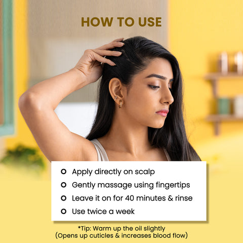 Alps Goodness Castor & Bhringraj Hair Oil | Hair Fall Control | Hair Growth | 300 ml