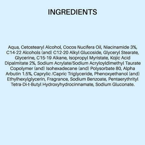 DERMDOC 2% Kojic Acid Glow Fusion Formula Night Cream (25 gm) | Skin Brightening I Targets Pigmentation I With Niacinamide & Alpha Arbutin