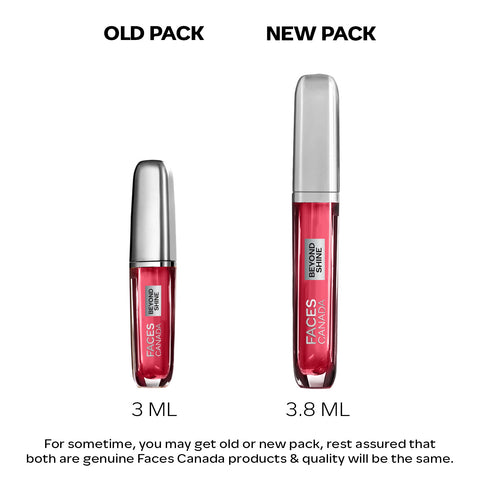 FACES CANADA Beyond Shine Lip Gloss - Gleam Dream 11, 3.8 ml | Lightweight Non-Sticky Luxurious Texture For Glossy Lips | Shimmer Finish | Instant Shine | Fuller, Supple & Plump Lips | 24HR Hydration