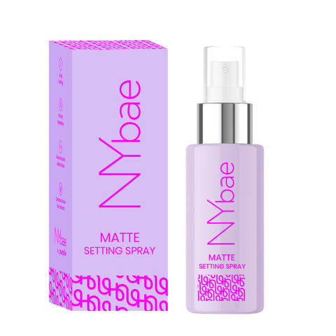 NY Bae Matte Setting Spray (60 ml) | Mattifies Skin | Makeup Fixer | Long Lasting Makeup | Crease-Free | Hydrating Face Mist | Green Tea Extracts | Normal To Oily Skin