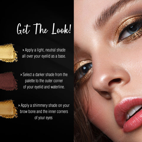 FACES CANADA Magneteyes 8 in 1 Eyeshadow Palette - The Artisans, 6.4 gm | Shimmer & Matte Shades | Long Lasting & Intensely Pigmented | Buttery Soft Lightweight Texture | Smooth & Easily Blendable