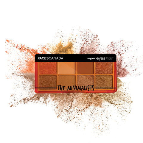 FACES CANADA Magneteyes 8 in 1 Eyeshadow Palette - The Minimalists, 6.4 gm | Shimmer & Matte Shades | Long Lasting & Intensely Pigmented | Buttery Soft Lightweight Texture | Smooth & Easily Blendable