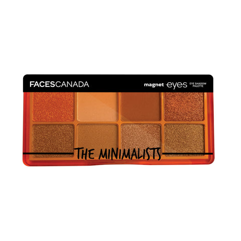 FACES CANADA Magneteyes 8 in 1 Eyeshadow Palette - The Minimalists, 6.4 gm | Shimmer & Matte Shades | Long Lasting & Intensely Pigmented | Buttery Soft Lightweight Texture | Smooth & Easily Blendable