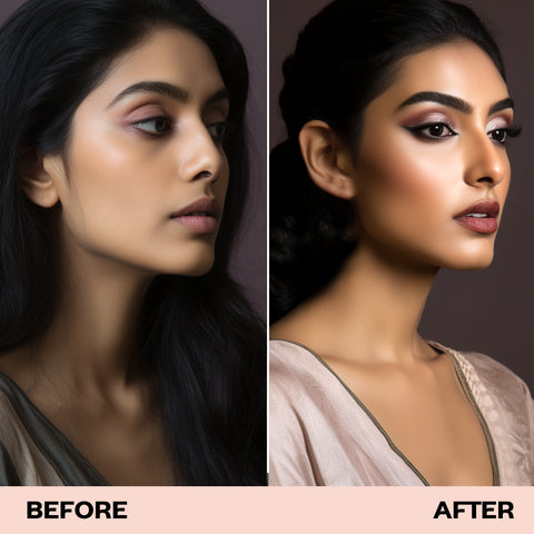 FACES CANADA Second Skin 4 in 1 Face Palette, 14.5g | Blush + Contour + Highlighter | Lightweight & Highly Pigmented | Luxurious Velvet Finish | Silky Smooth Texture | Easy To Blend