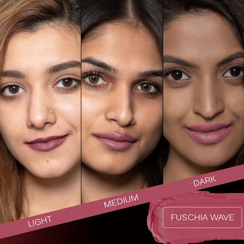 FACES CANADA Weightless Matte Lipstick - Fuschia Wave 02 4.5 gm