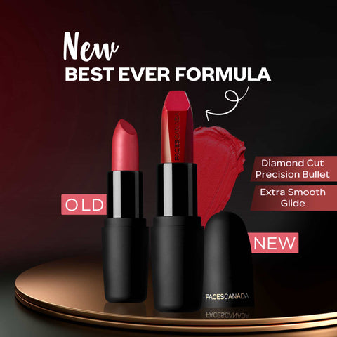 FACES CANADA Weightless Matte Lipstick - Flamboyant Plum 12 (Maroon) 4.5 gm