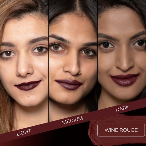 FACES CANADA Weightless Matte Lipstick - Wine Rouge 30 (Maroon) 4.5 gm