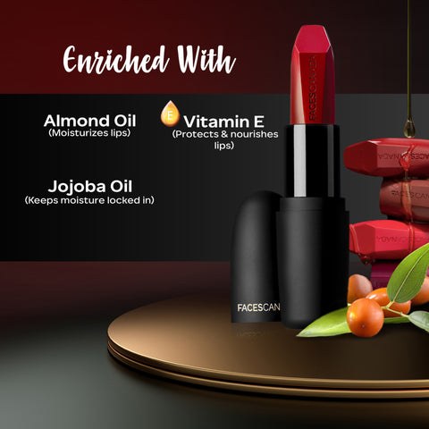 FACES CANADA Weightless Matte Lipstick - Wine Rouge 30 (Maroon) 4.5 gm