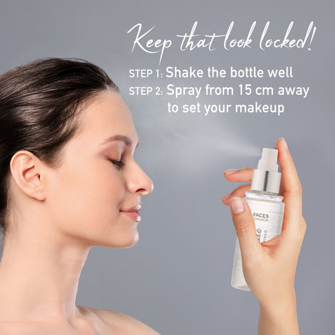 FACES CANADA Ultime Pro Matte Makeup Fixer, 100ml | Long Lasting Makeup Setting Spray | Keeps Makeup Intact | Flawless Matte Finish | Hydrates, Soothes & Refreshes Skin | Non Drying & Controls Oil