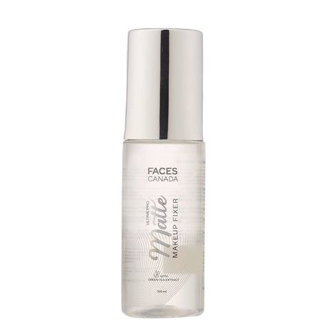 FACES CANADA Ultime Pro Matte Makeup Fixer, 100ml | Long Lasting Makeup Setting Spray | Keeps Makeup Intact | Flawless Matte Finish | Hydrates, Soothes & Refreshes Skin | Non Drying & Controls Oil